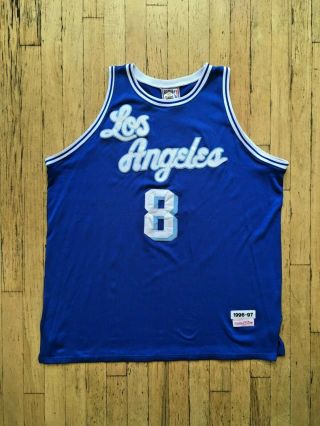 Hardwood Classics Kobe Bryant Mitchell & Ness 96 - 97 Lakers Jersey Size 52 REAL 2