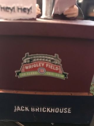 Jack Brickhouse Chicago Cubs Wrigley Field 100 Years MLB SGA Bobblehead 3