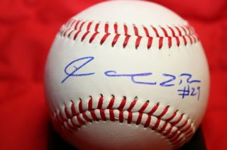 Jorge De La Rosa Autographed Auto Signed Baseball Colorado Rockies