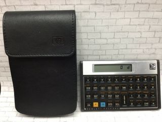 Vintage Hp 16c Computer Scientist Scientific Programmer Calculator With Case