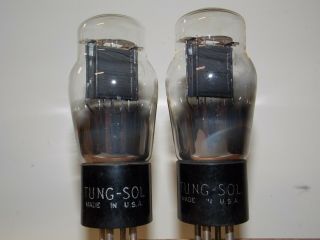 Tung - Sol Type 45 Vacuum Tubes Matched And Guaranteed