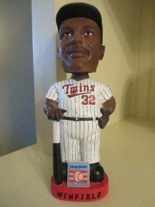 Minnesota Twins Dave Winfield Red Base Hall Of Fame Bobblehead -