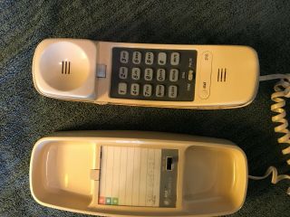 Vintage Princess Touch Button Phone Yellow At & T