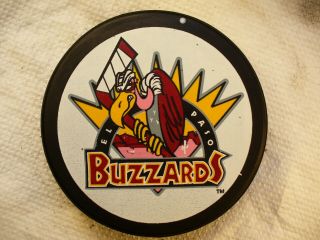 Chl El Paso Buzzards Red Team Logo Official League Hockey Puck Collect Pucks