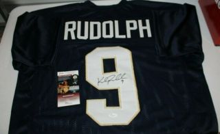 Kyle Rudolph Signed Autographed Notre Dame Fighting Irish Jersey Jsa