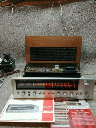 Serviced Realistic Sta - 90 Am/fm Stereo Receiver Wood Veneer & Demo