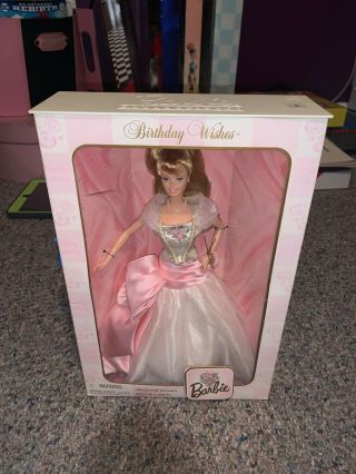 Barbie Doll Birthday Wishes 21128 Collector Edition First In Series 1998 Blonde