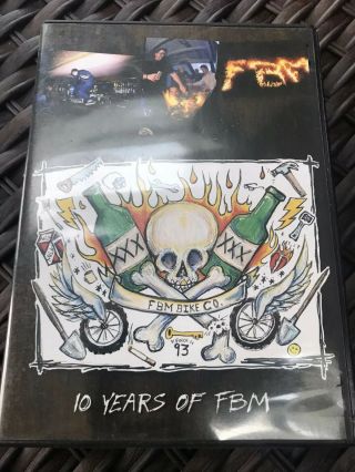 10 Years Of Fbm Video Vintage Bmx Mid School Dvd