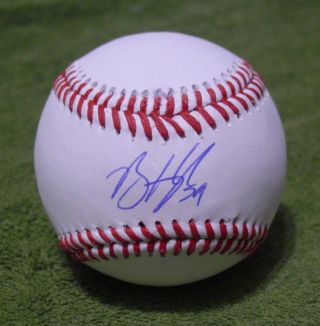Brent Honeywell Signed/autographed Baseball Ball Tampa Bay Rays W/coa