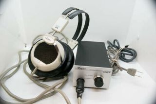 Vintage Stax Sr - 5 Headphone Speakers & Srd - 6 Adaptor Set $$
