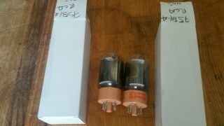 NOS Matched Pair RCA 7581A Kt66 6l6gc valves tubes Quad II Amplifier 2