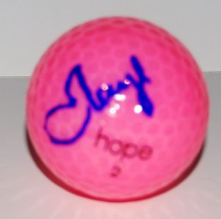 Jaye Marie Green Signed Lpga Pink Wilson Hope Golf Ball W/coa Autographed
