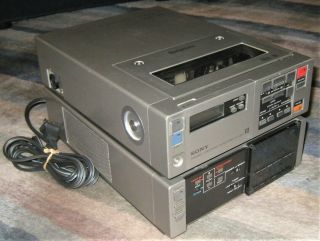 Sony SL - 2000 & TT - 2000 Betamax Portable Video Recorder & Timer Tuner Unit 3