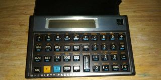 Vintage Hewlett - Packard Hp 16c Computer Scientist Programmer Calculator W/ Case