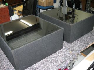 Pair Pioneer Hpm - 150 Top Covers With Glass