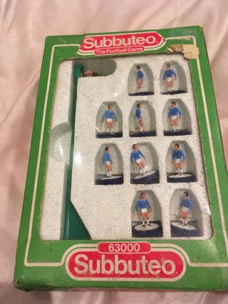 Vintage Subbuteo 63000 Leicester City Football Team Boxed 631