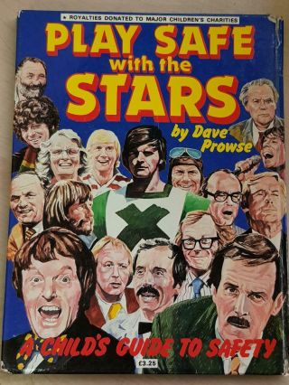 Vintage Play safe with the stars Book,  including The Goodies and Cliff Richard 2