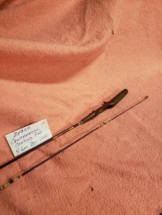 Vintage Zebco Centennial Casting Rod 5 - 6,  2pc,  Medium Action