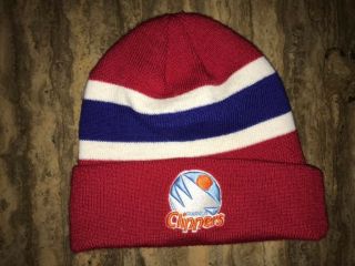 Nba 47 Brand San Diego La Clippers Vintage & Throwback Knit Hat Beanie Cap Red