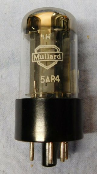 Mullard 5ar4 Rectifier Tube Gz34 Nos Matched - 274b U52 300b Uk Circa 1950s