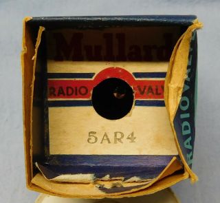 Mullard 5AR4 rectifier tube GZ34 NOS matched - 274B U52 300B UK circa 1950s 3