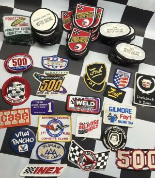 210,  Vintage Auto Racing Patches Terra Haute Usac Indiana State Fair Sprint Car