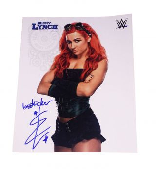 Wwe Becky Lynch Hand Signed Autographed 8x10 Promo Photo With Exact Pic Proof