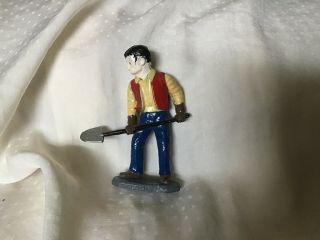 Vintage Barclay? Manoil Heavy Metal Man With Shovel