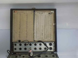 B&K INSTRUMENTS DYNA - QUIK MODEL 500 MUTUAL CONDUCTANCE TUBE TESTER & 510 PANEL 2
