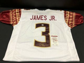 Derwin James Florida State Seminoles Signed Stitched Jersey Jsa Witness Wp554789
