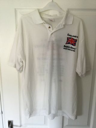 England Cricket Barmy Army World Cup 1999 Shirt.  Vintage.  Size Xl.