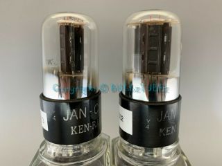 Vt - 231 Ken - Rad 6sn7gt Clear Glass Tubes " Holy Grail " Platinum Matched On At1000