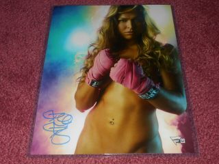 Ronda Rousey Autographed 11x14 Photo Signed Sexy Ufc Wwe Fanatics Hologram