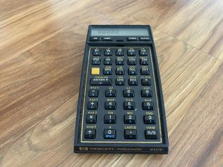 Hewlett Packard Hp 41cv Programmable Calculator -