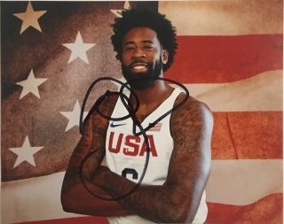 Deandre Jordan Signed Autographed Los Angeles Clippers 8x10 Photo Team Usa