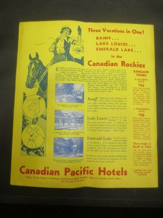 Railway Lines; Canadian Pacific June 21,  1936 2