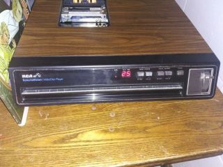 Rca Selectavision Videodisc Player Ced Video Disk Disc Well