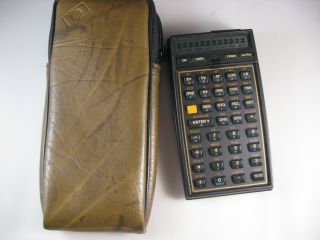 Hp 41 Hewlett Packard Hp 41cx Scientific Calculator With Case And Batteries