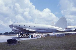 Servicios Aereos Rd Curtiss - Wright C - 46 Hp - 977,  Colour Slide,  Aviation Aircraft