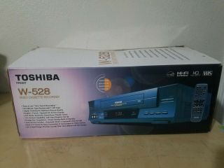 Toshiba W - 528 4 - Head Hi - Fi Video Cassette Recorder Vhs