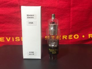 Western Electric 310a Vacuum Tube Large Punch Sq Getter 110
