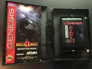 Mortal Kombat Ii 2 Sega Genesis 1994 Complete And Vintage