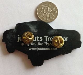 Just Cuts Rubber Ute Advertising Motor Racing Pin Badge Rare Collectable (D4) 2