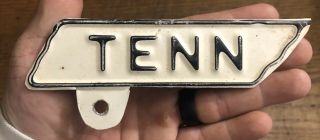 Tennessee State Shaped License Plate Topper Craft Cool