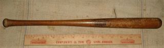 Vintage 1930s Arkansas Traveler Wood Baseball Bat Souvenir Ash 16 "