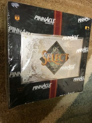 1995 Pinnacle Select Certified Edition Baseball Factory Trading Card Box