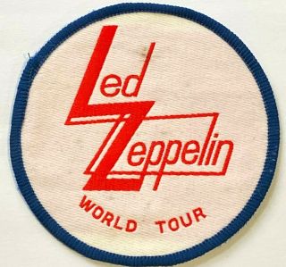 Led Zeppelin - World Tour - Old Og Vtg 1970 