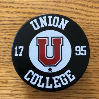 Union College Ecac Game Puck 2014 - Present College Hockey Ncaa University