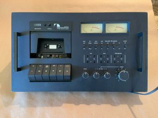 Nakamichi 600 2 Head Cassette Deck With Dust Cover -