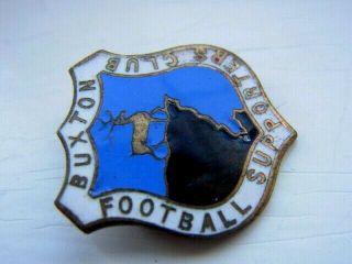 BUXTON FC Supporters Club Vintage Badge 2